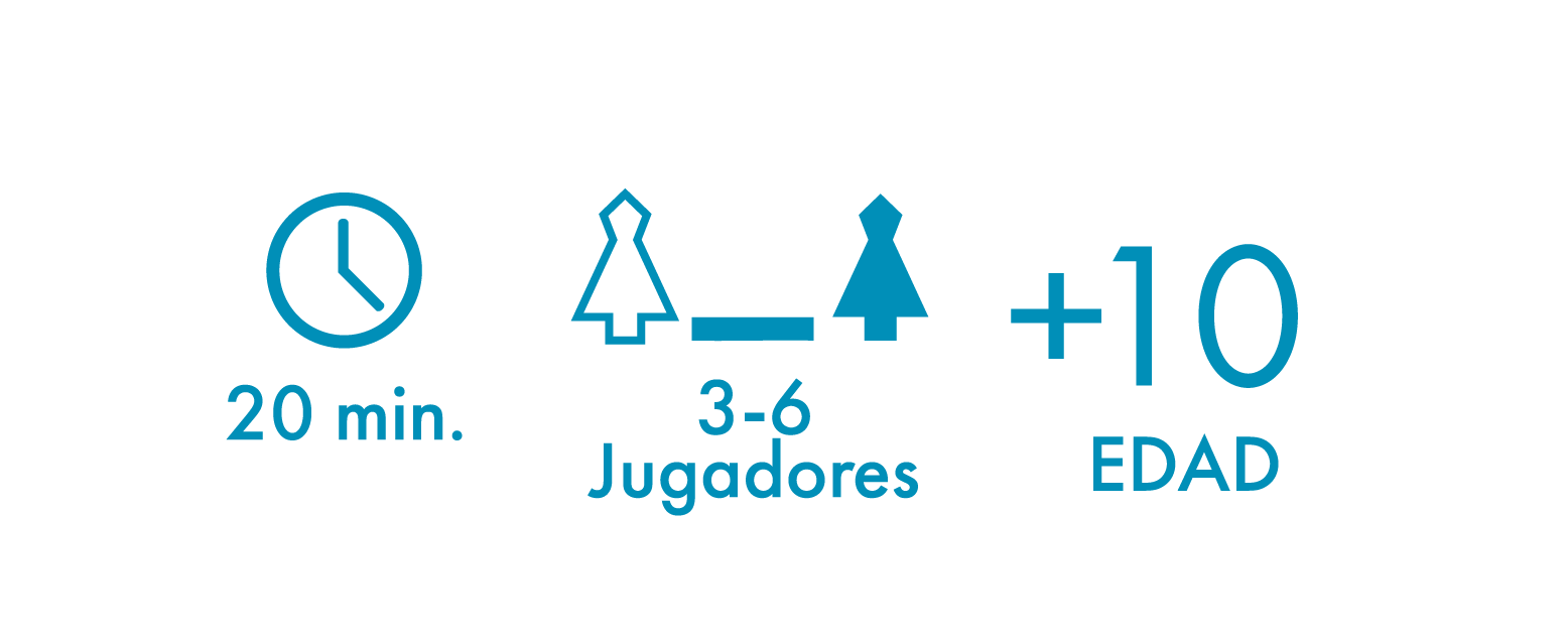 Información de edad, jugadores y duración